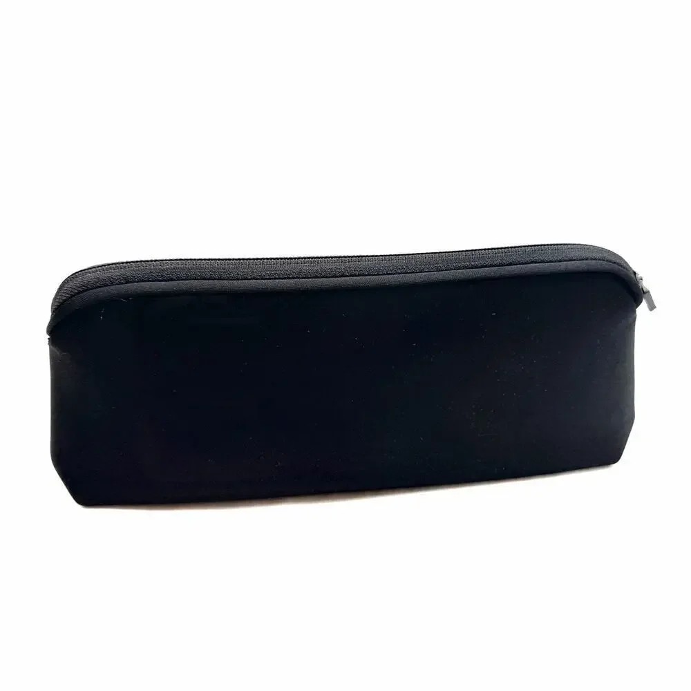 Skims Neoprene Travel Hard Shell Black Cosmetics Bag Pouch 12